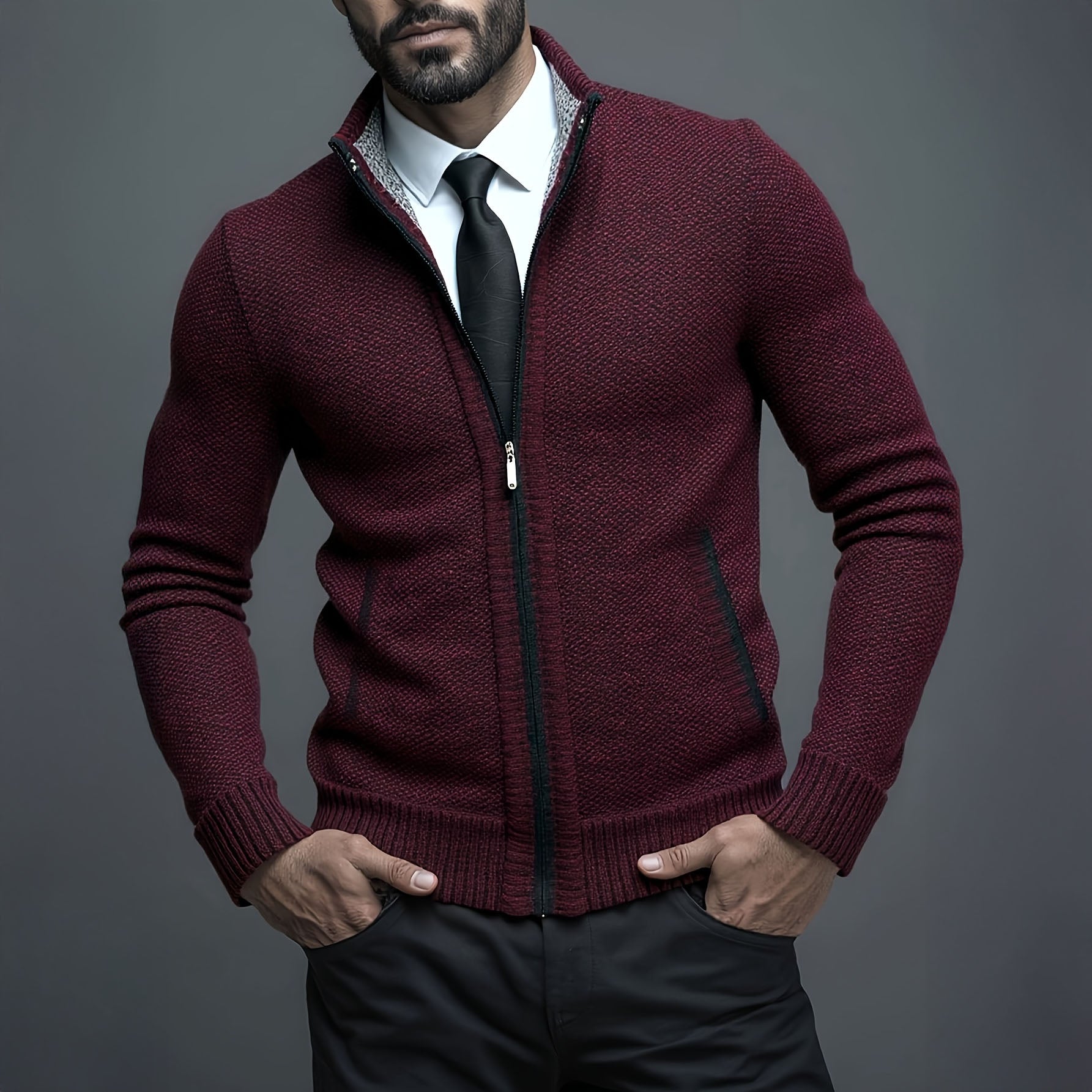 ROSSI ROMA | GILET DA UOMO DI LUSSO CON CHIUSURA A ZIP