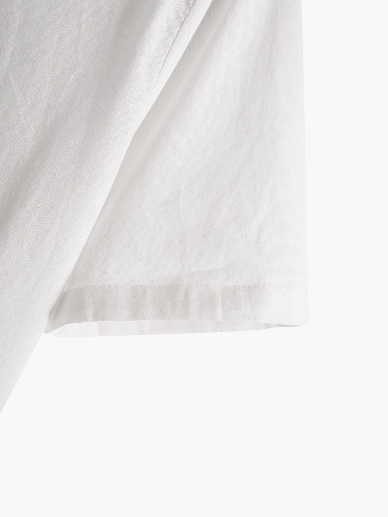 T-SHIRT BASE A MANICHE CORTE IN LINO & PANTALONI DRITTI IN LINO