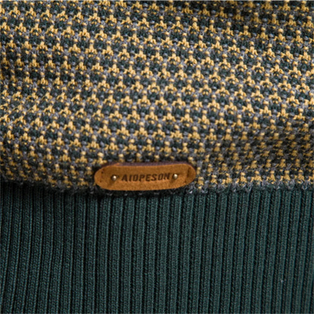 ROSSI ROMA™ | MAGLIONE TARTAN DA UOMO