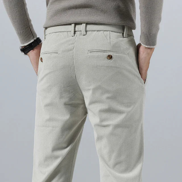 Ettore | Pantaloni in Velluto Elasticizzato