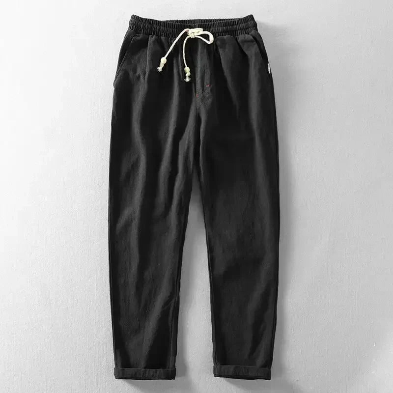 EUSEBIO | PANTALONE DA UOMO IN LINO