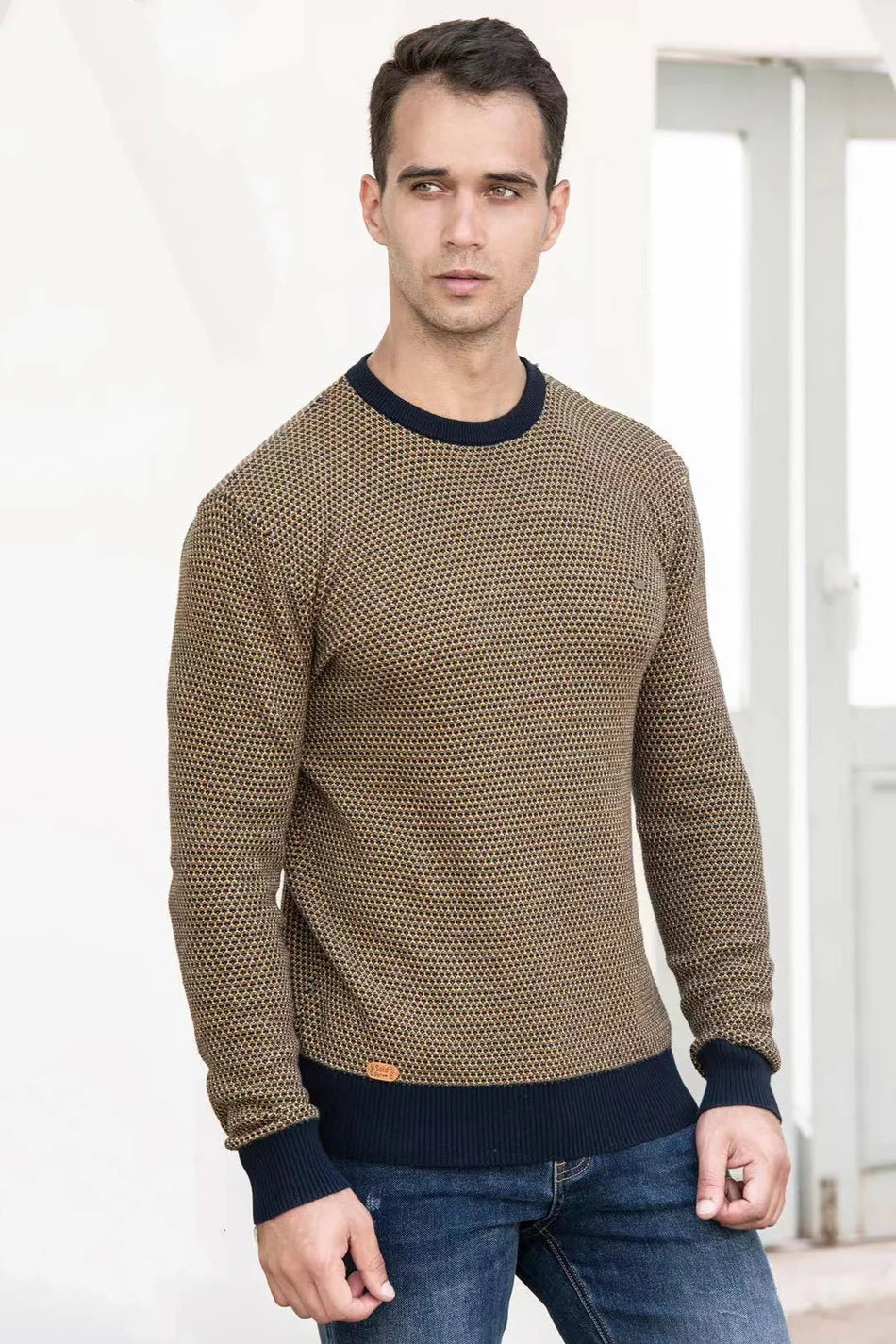 ROSSI ROMA™ | MAGLIONE TARTAN DA UOMO
