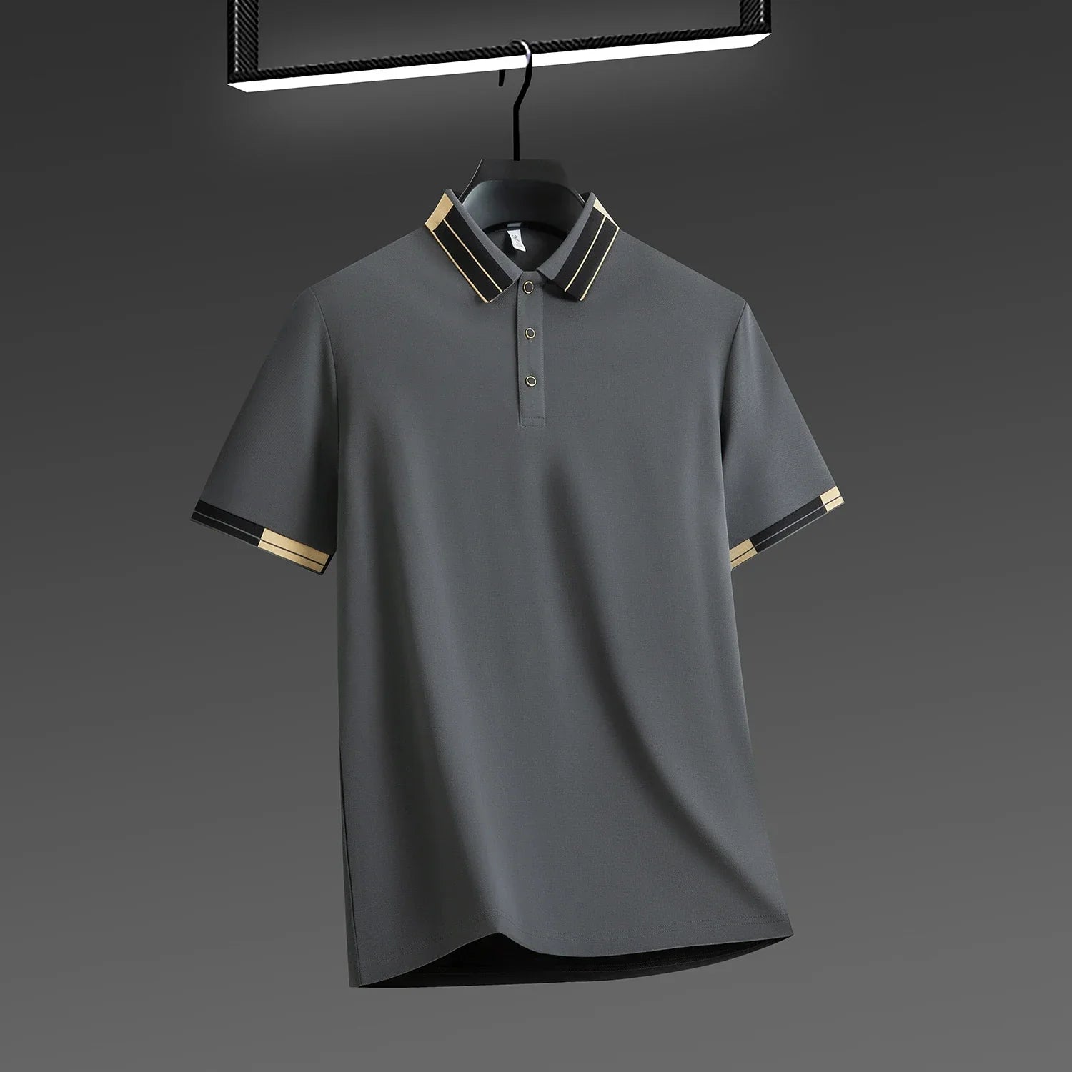 ROSSI ROMA™ | POLO CON FINITURE A CONTRASTO