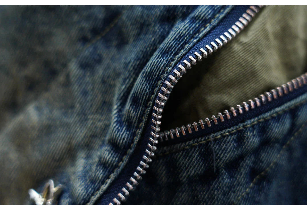 ROSSI ROMA™ | PANTALONI LARGHI IN DENIM
