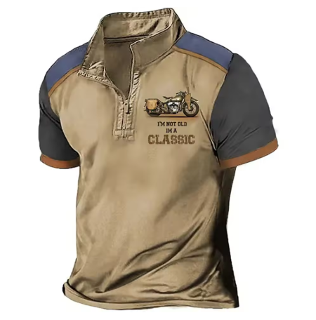 MARTINO | POLO DALLA STILE VINTAGE MOTO