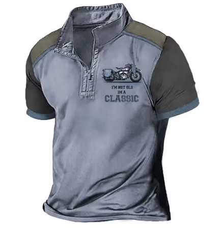 MARTINO | POLO DALLA STILE VINTAGE MOTO