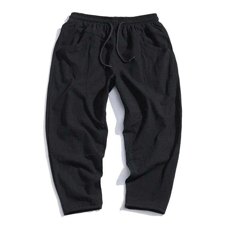 KYOTO | PANTALONI CROPPED IN LINO