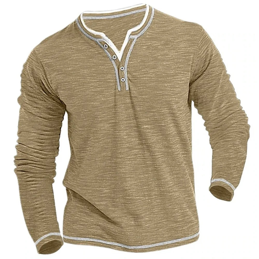 ELVEZIO | MAGLIA LEGGERA A MANICHE LUNGHE CON SCOLLO A V