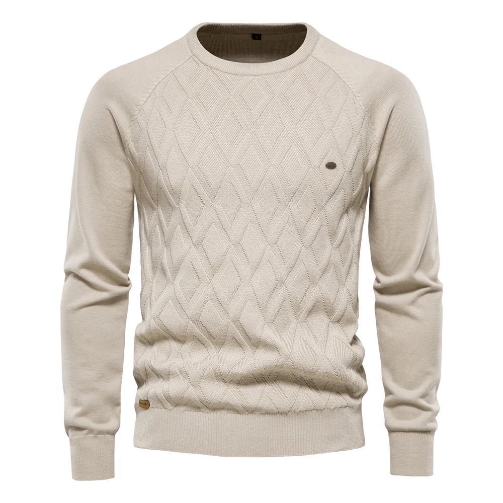 ROSSI ROMA™ | MAGLIA DA UOMO CON DISEGNO A QUADRI