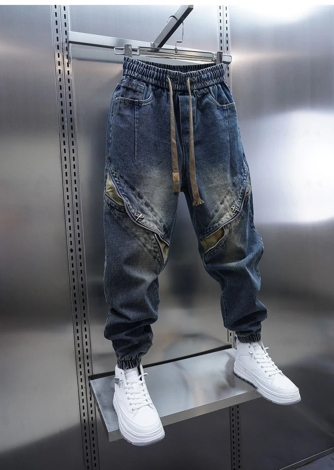 ROSSI ROMA™ | PANTALONI LARGHI IN DENIM