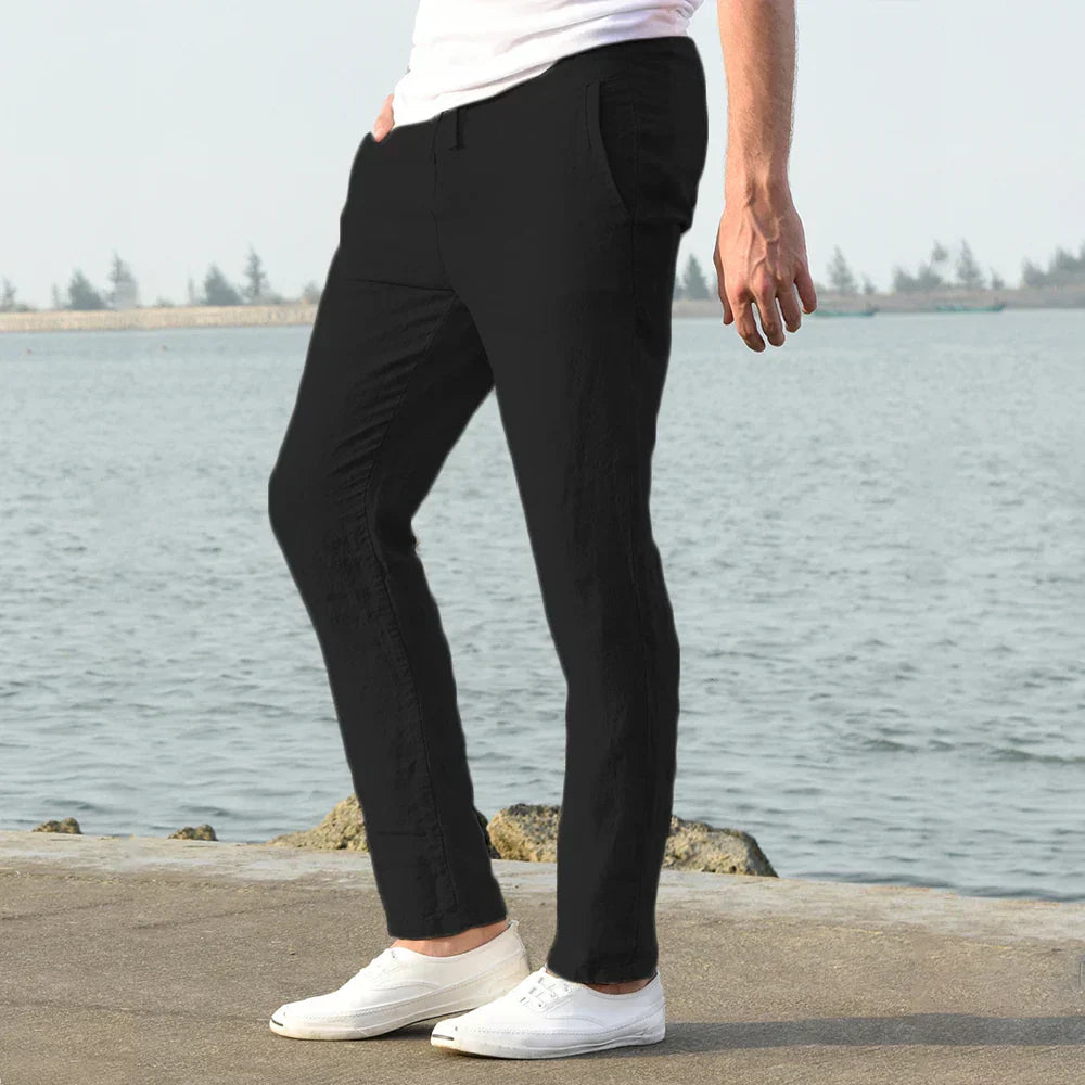 GIULIO | PANTALONI LEGGERI IN LINO