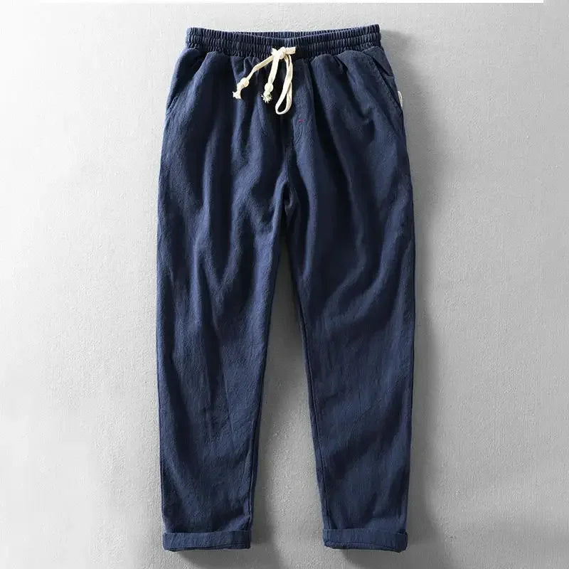 EUSEBIO | PANTALONE DA UOMO IN LINO
