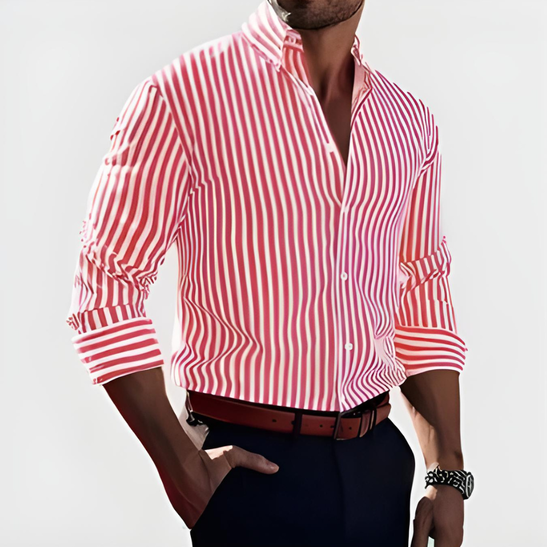 LEO™ | CAMICIA CONFIDENCE A RIGHE