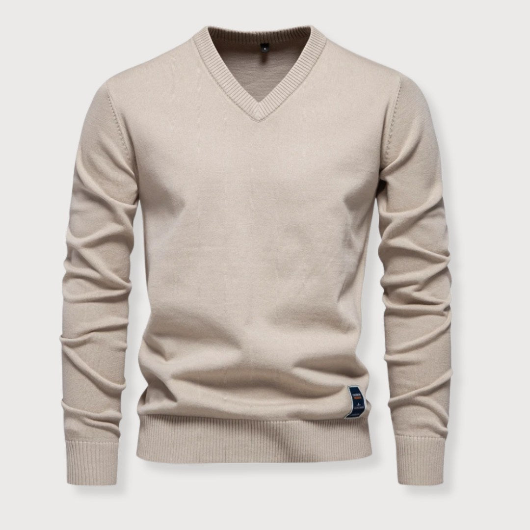 ROSSI ROMA™ | MAGLIONE CON SCOLLO A V