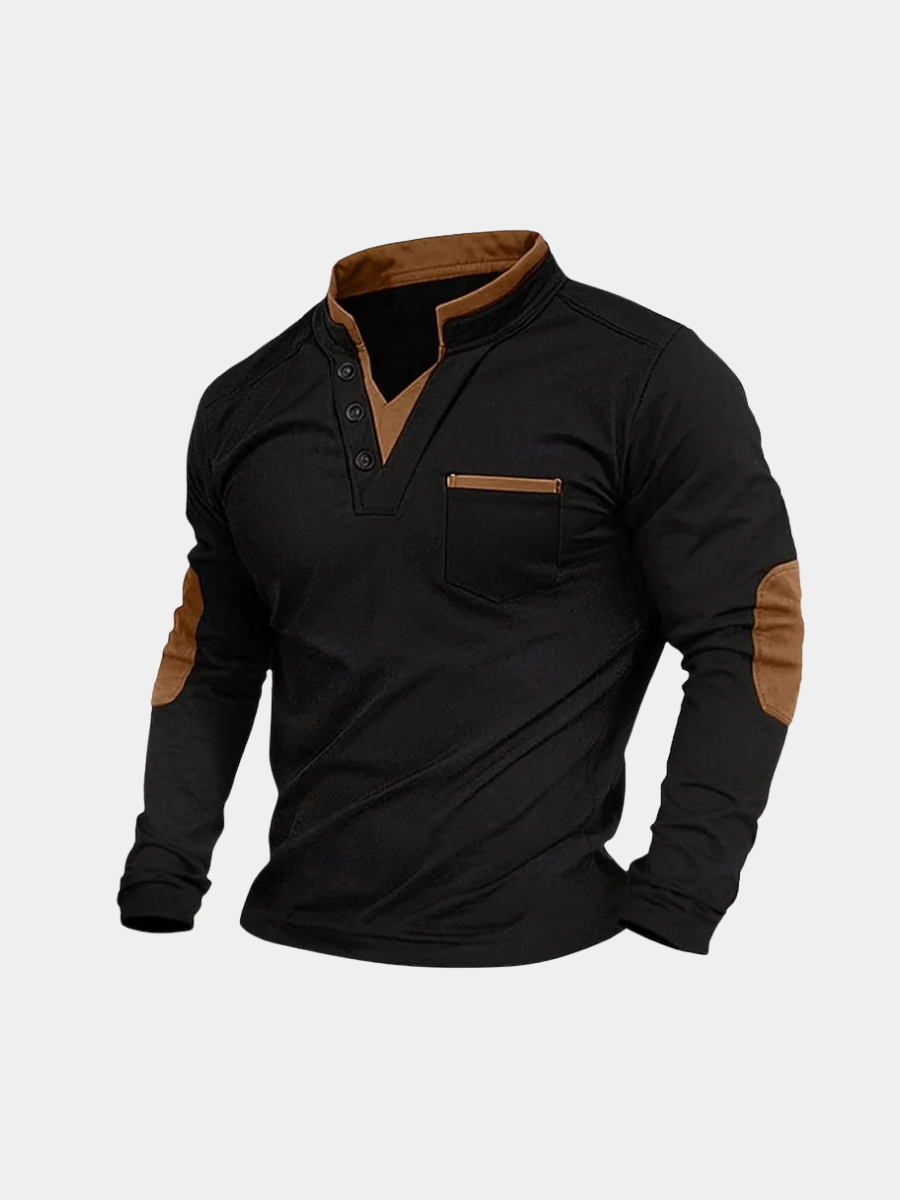 ROSSI ROMA | MAGLIONE UOMO COLLO A V