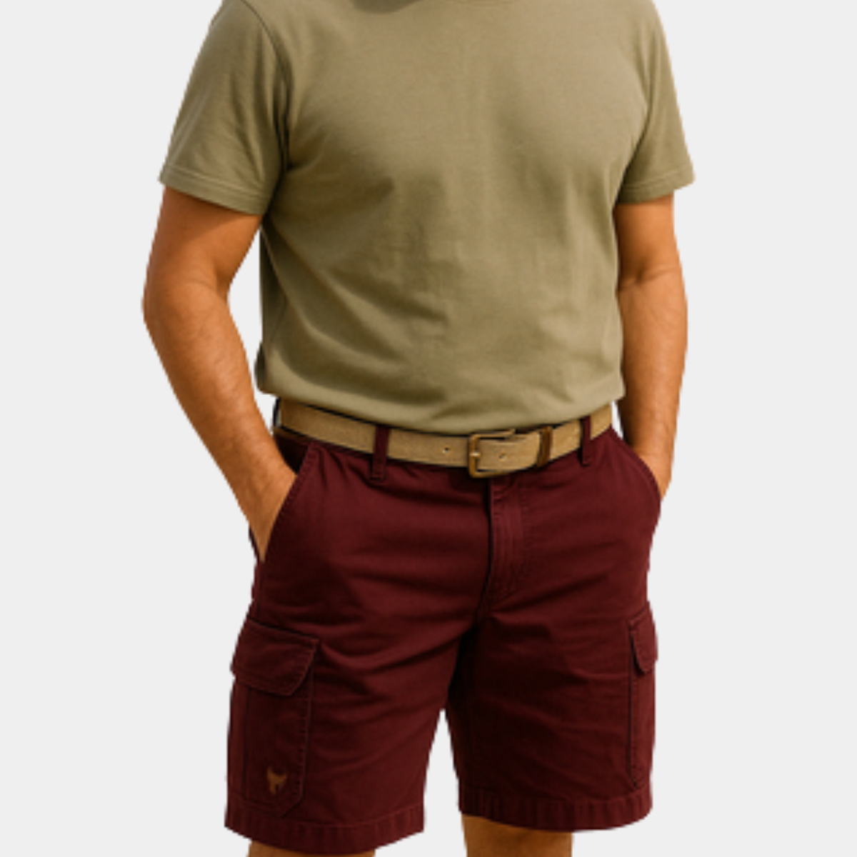 SEAN | SHORT CARGO ARTIGIANALE CON TASCHE