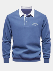 ROSSI ROMA | MAGLIONE POLO CON CONTRASTI RAFFINATI