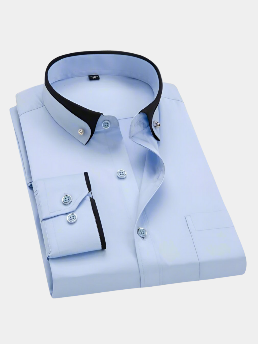 ROSSI ROMA | CAMICIA CLASSICA DA UOMO A MANICHE LUNGHE