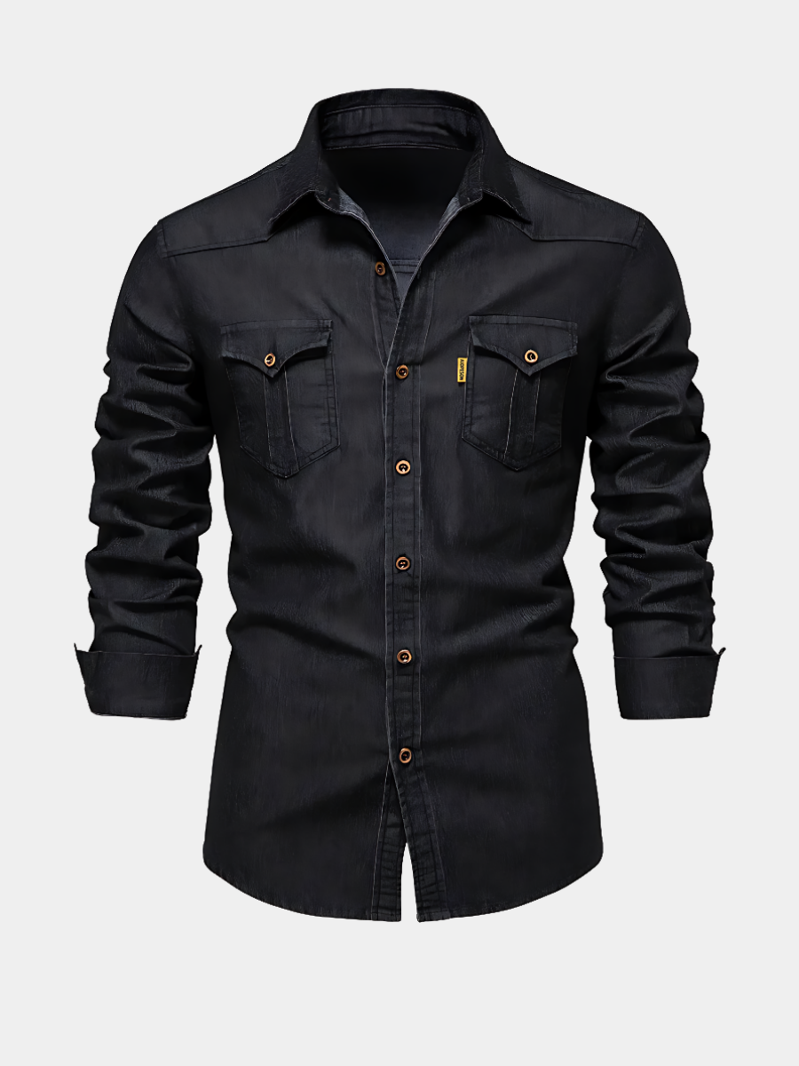ROSSI ROMA | CAMICIA IN DENIM SLIM