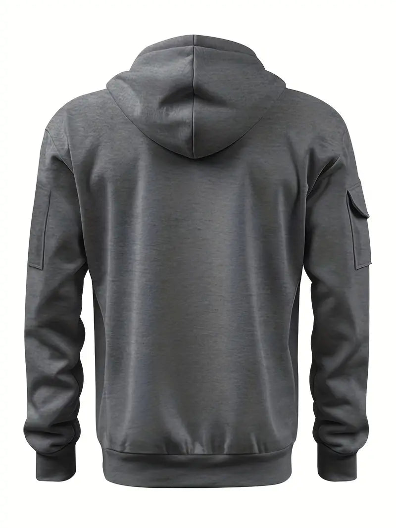 LUCA | FELPA IN PILE CASUAL CON CAPPUCCIO