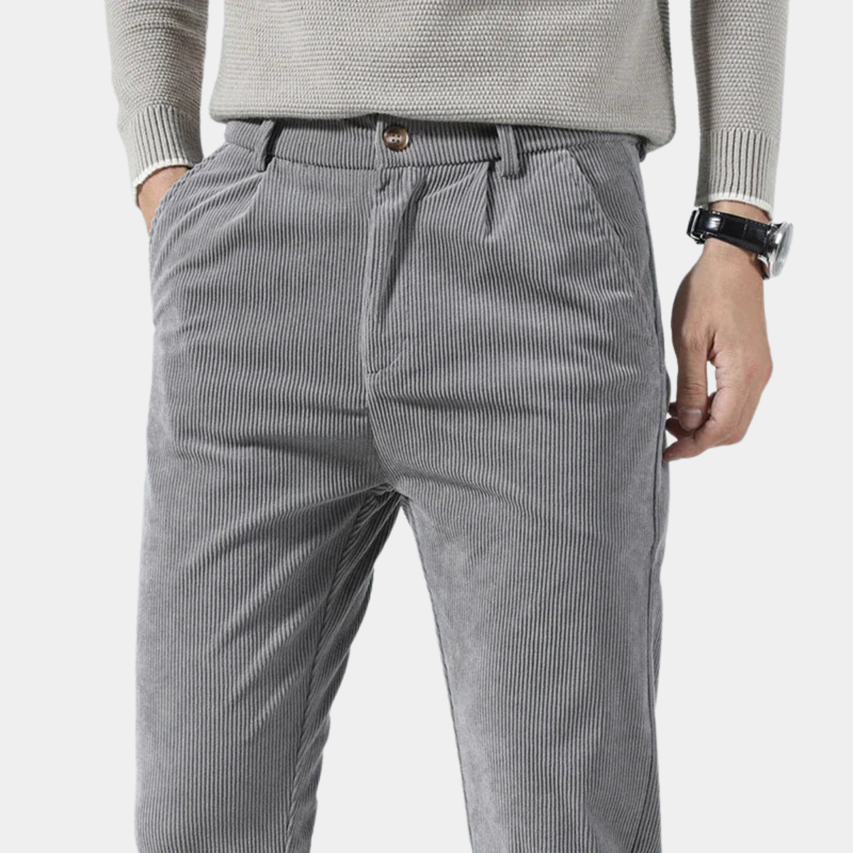 FEDERICO | PANTALONI A COSTE PER UOMO
