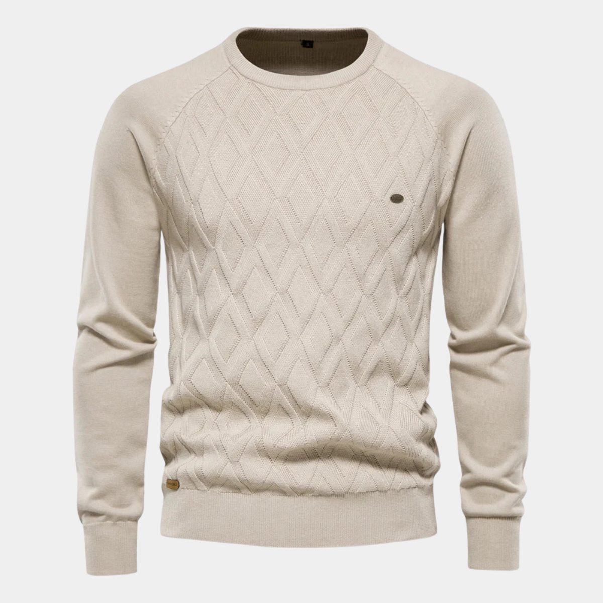 ROSSI ROMA™ | MAGLIA DA UOMO CON DISEGNO A QUADRI