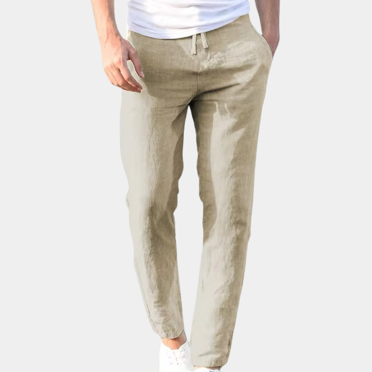 BENIAMINO | PANTALONE LEGGERO IN LINO