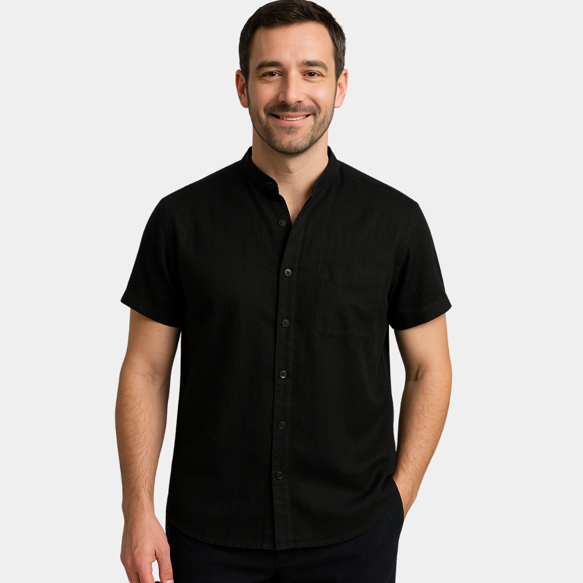 ERMINIO | CAMICIA DA UOMO IN LINO LEGGERO