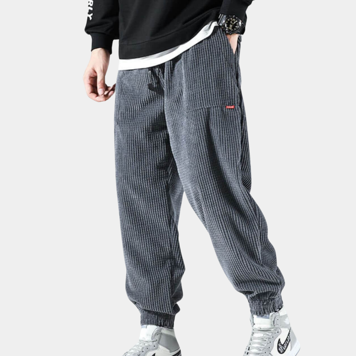 FILIPPO | PANTALONI JOGGING IN CORDOLO STILOSI