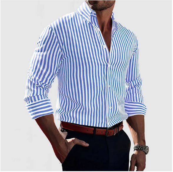 LEO™ | CAMICIA CONFIDENCE A RIGHE