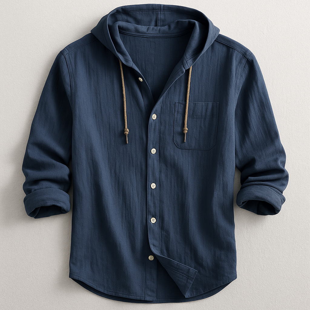 ROSSI ROMA™ | CAMICIA DI LUSSO CON CAPPUCCIO