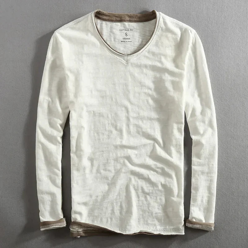 ROSSI ROMA™ | CAMICIA A MANICHE LUNGHE IN COTONE
