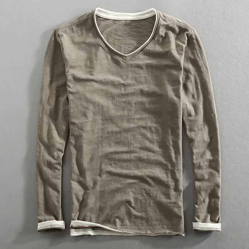 ROSSI ROMA™ | CAMICIA A MANICHE LUNGHE IN COTONE
