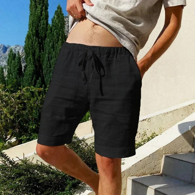 GIANNI | PANTALONCINI IN LINO E COTONE