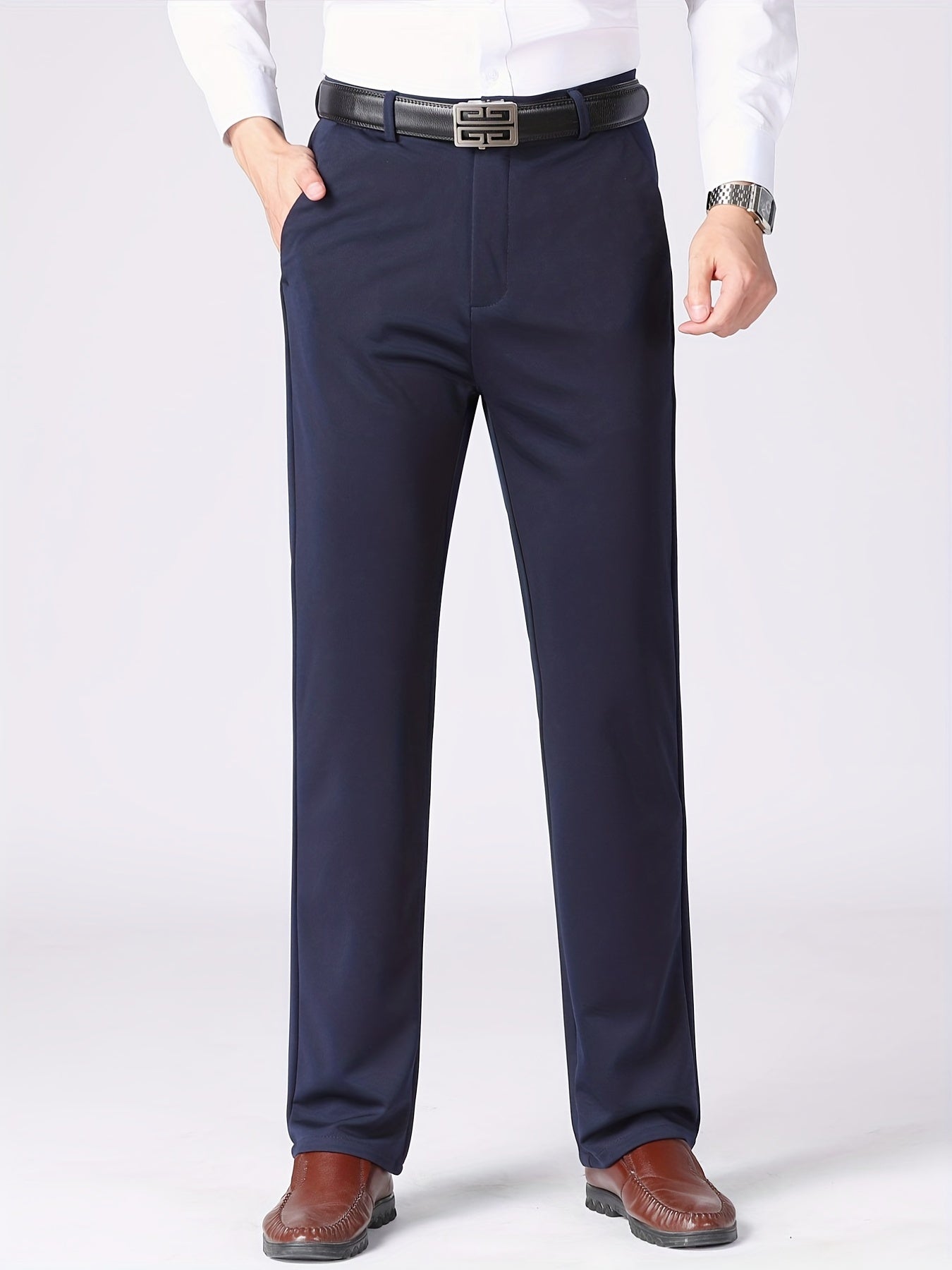 GIORGIO | PANTALONE ESTIVO LARGO DI LUSSO CON BOTTONI