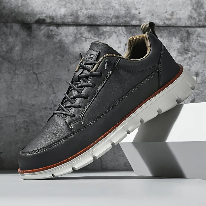 FELICE | SNEAKERS IN PELLE CON COMFORT ORTOPEDICO