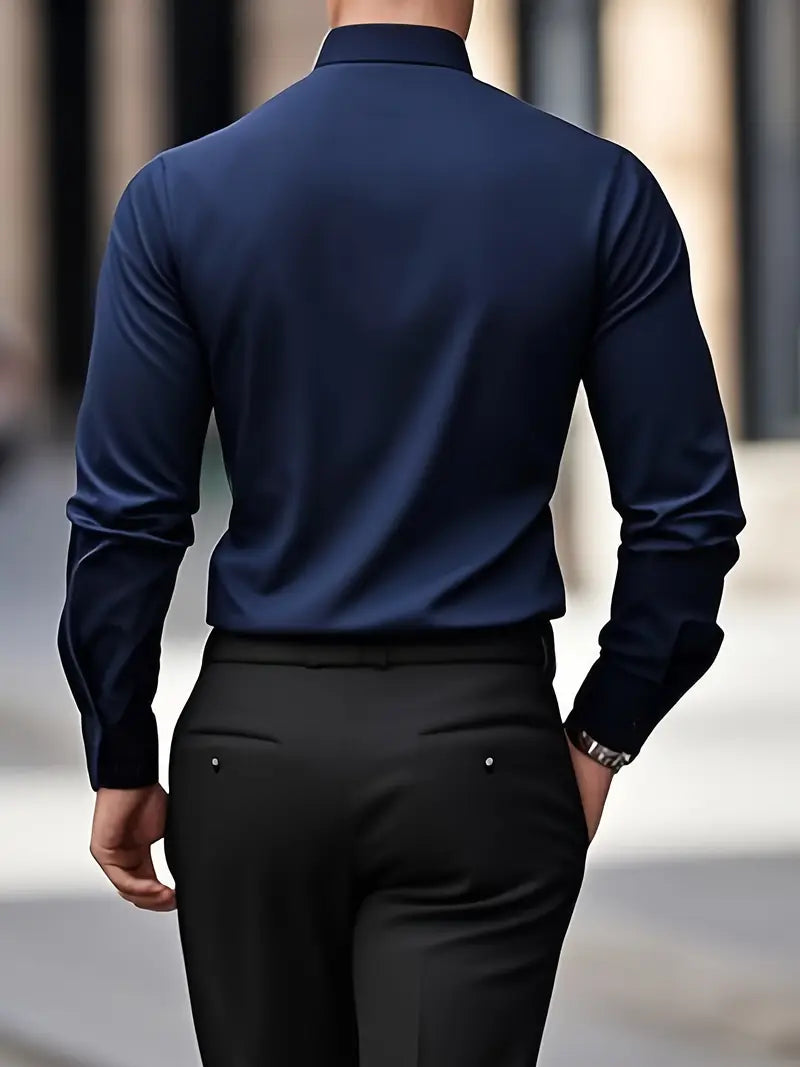 ROSSI ROMA™ | CAMICIA TRASPIRANTE A MANICHE LUNGHE