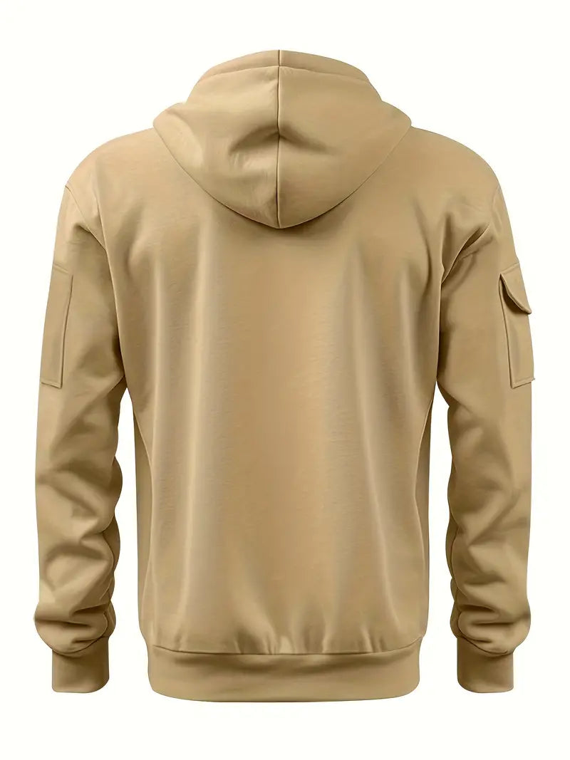 LUCA | FELPA IN PILE CASUAL CON CAPPUCCIO