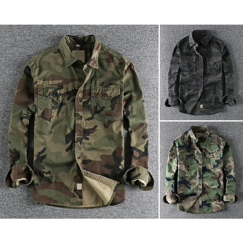 DEAN | CAMICIA CAMOUFLAGE DA UOMO