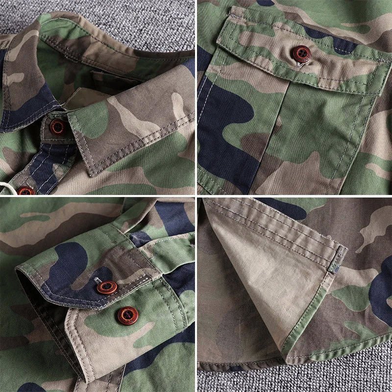 DEAN | CAMICIA CAMOUFLAGE DA UOMO