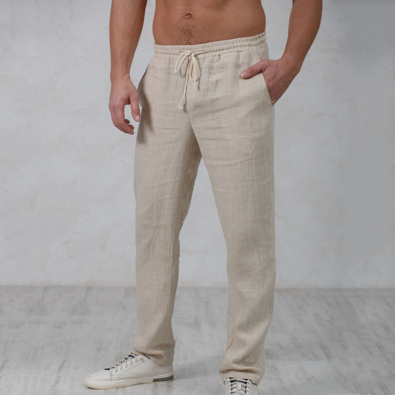GIORGIO | PANTALONE DI LINO LEGGERO DA UOMO