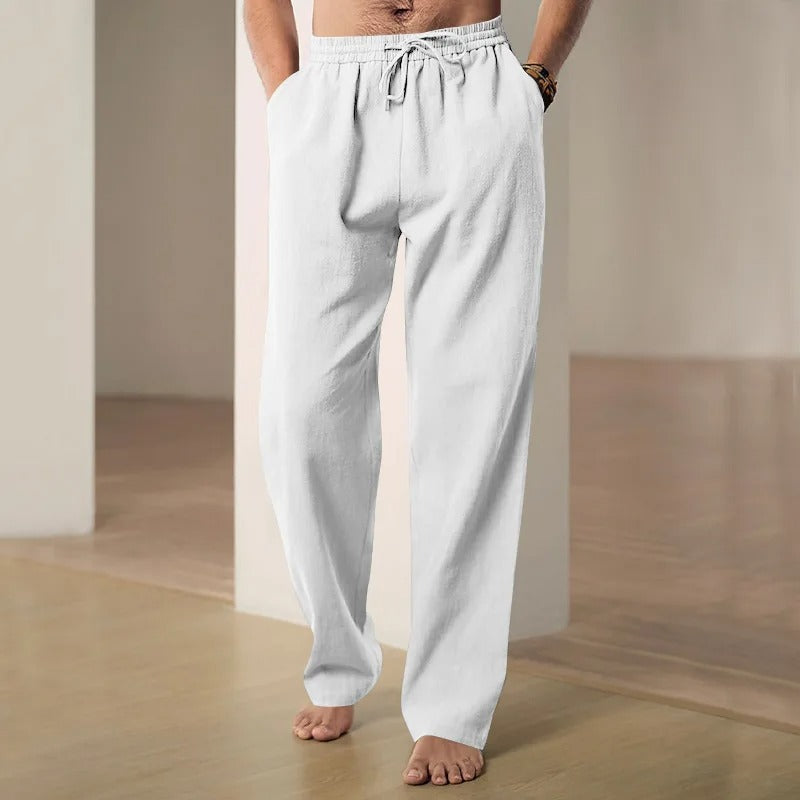 ROSSI ROMA | PANTALONI IN LINO IBIZA