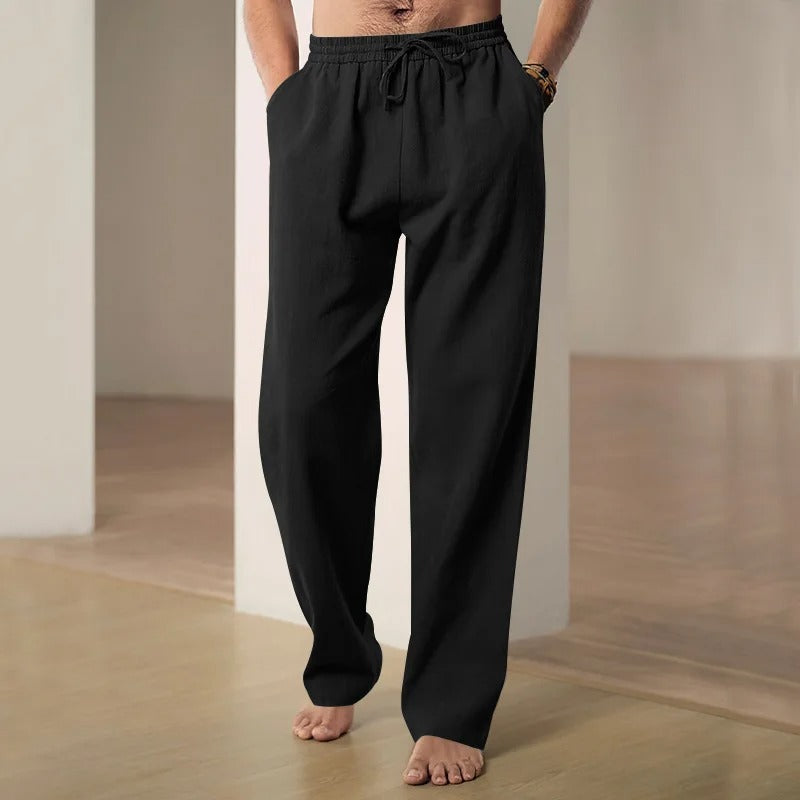 ROSSI ROMA | PANTALONI IN LINO IBIZA