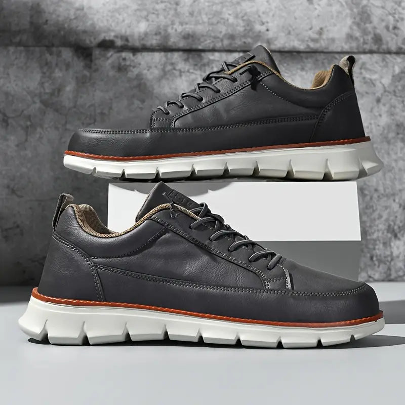 FELICE | SNEAKERS IN PELLE CON COMFORT ORTOPEDICO