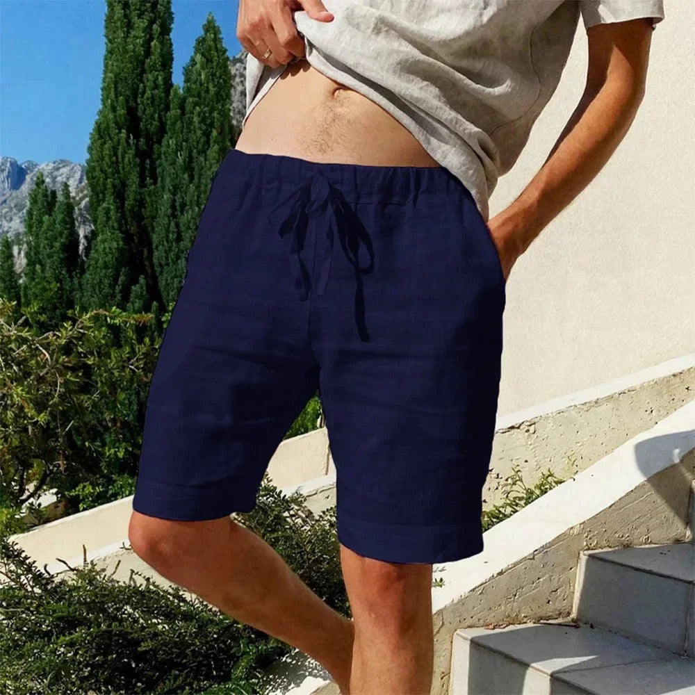 GIANNI | PANTALONCINI IN LINO E COTONE