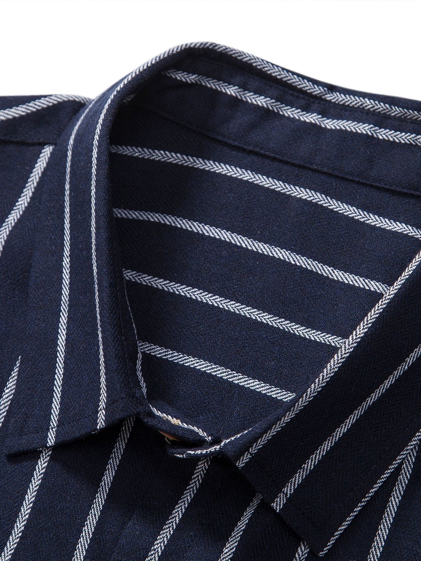 CAMICIA A RIGHE IN COTONE CON BOTTONI & PANTALONI DRITTI IN LINO