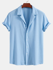 STILE DEFINITO: CAMICIA MUSCLE FIT A COSTE CON COLLO CUBANO PROFONDO