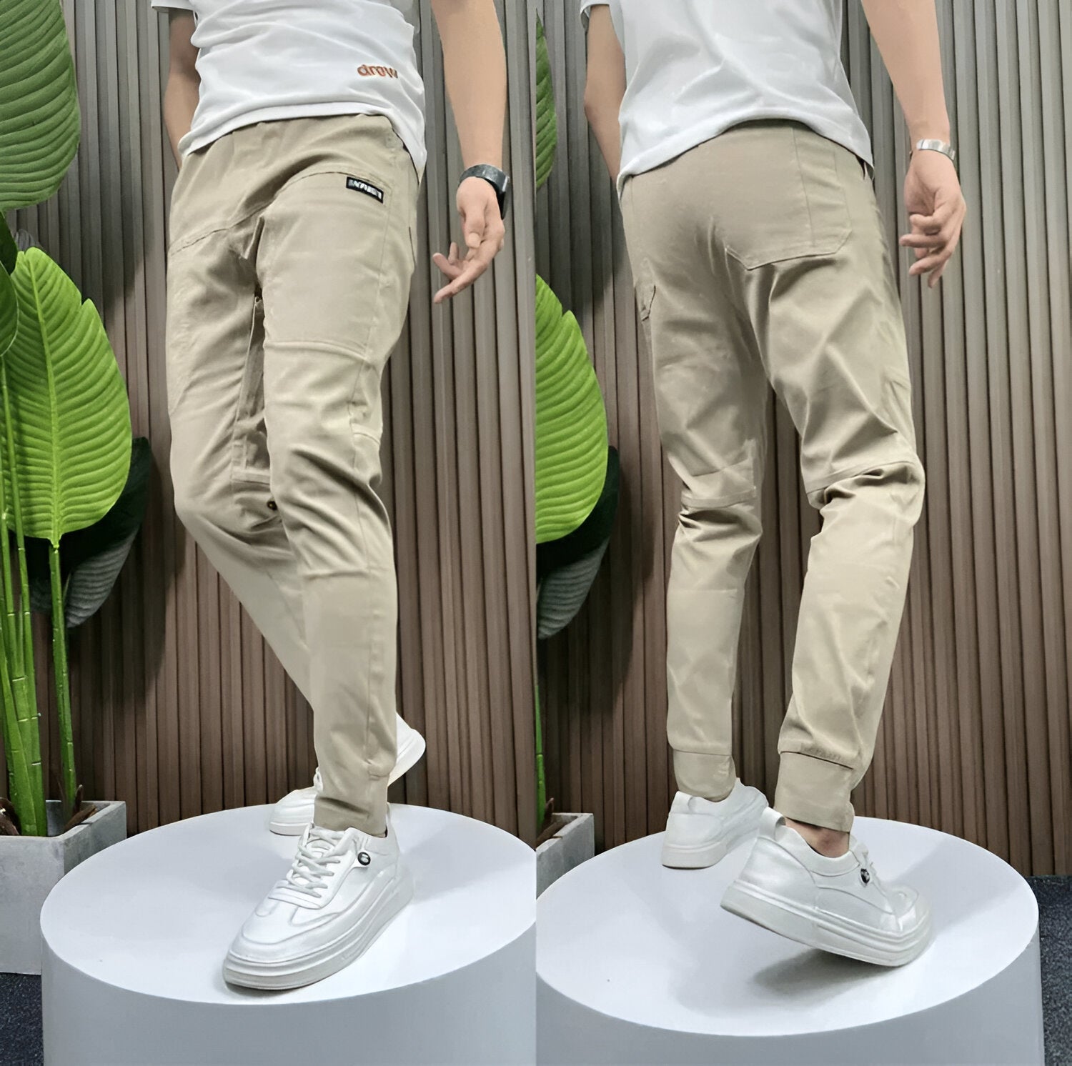 CLAUDIO | PANTALONE CARGO STRETCH PREMIUM