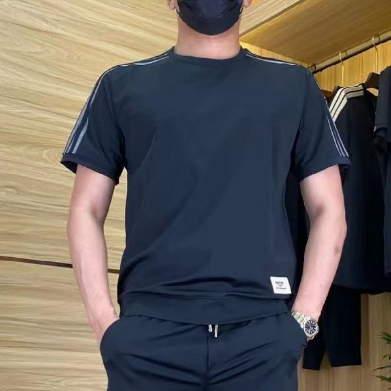 ROSSI ROMA | COMPLETO DA UOMO IN MATERIALE DI LUSSO CON STRETCH