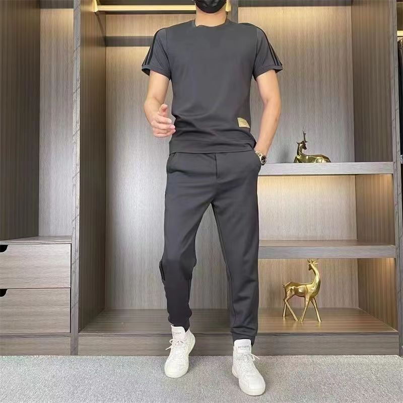 ROSSI ROMA | COMPLETO DA UOMO IN MATERIALE DI LUSSO CON STRETCH